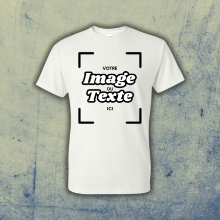 T-shirt devant personnalisable